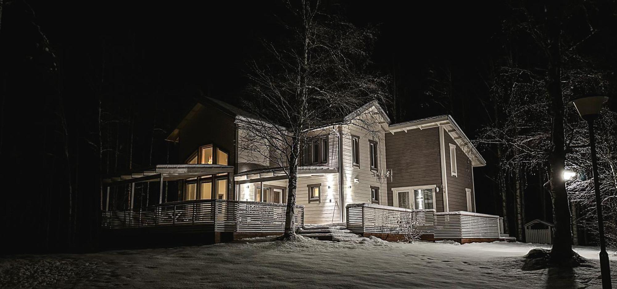 Luxurious Villa Kinos With Jacuzzi Rovaniemi Eksteriør billede